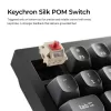 Mechaninė pilno dydžio (100 %) klaviatūra Keychron V6 Ultra 8K — QWERTY, Bluetooth, RGB LED, juoda