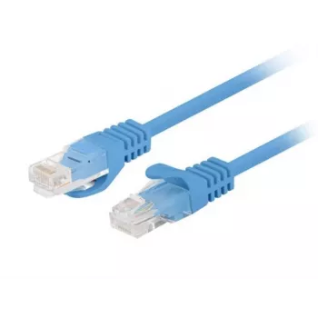 PATCHCORD Cat.5E UTP 1,5 m mėlynas FLUKE PASSED LANBERG 10 vnt. pakuotė