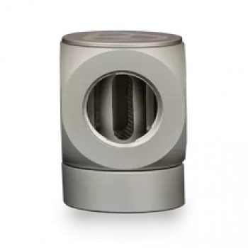Thermal Grizzly DeltaMate Rotary FF90° – vandens aušinimo jungtis, matinis nikelis, 1 vnt. (TG-DM-FIT-0210)