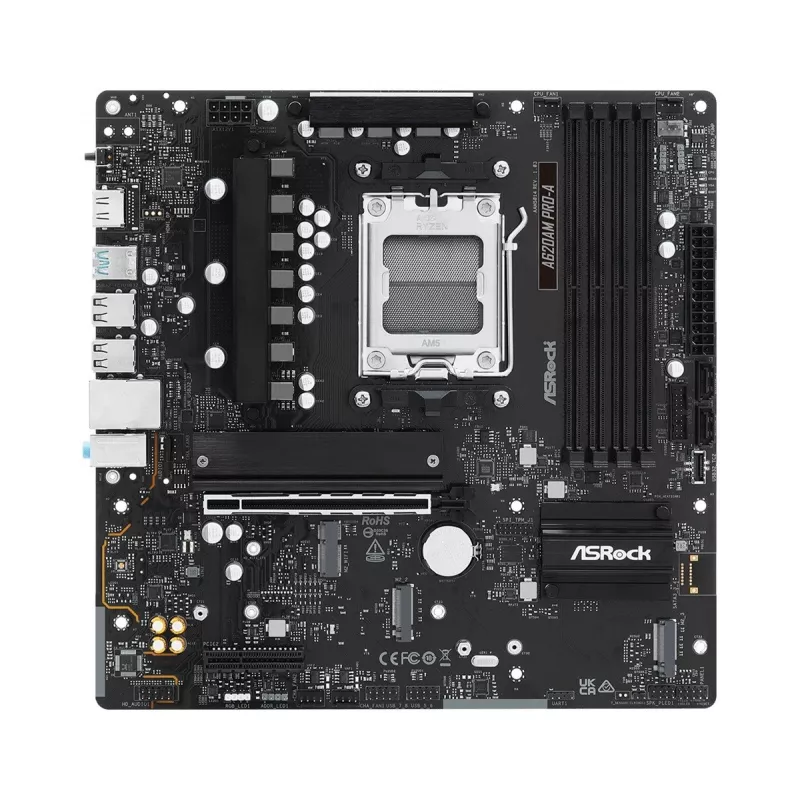 ASRock A620AM PRO-A Micro-ATX pagrindinė plokštė AM5
