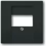 Busch-Jaeger 1710-0-3613. Produktfarbe: Anthrazit, Markenkompatibilität: Universal, Design: konventionell. Breite: 63 mm, Höhe: 63 mm (1710-0-3613)