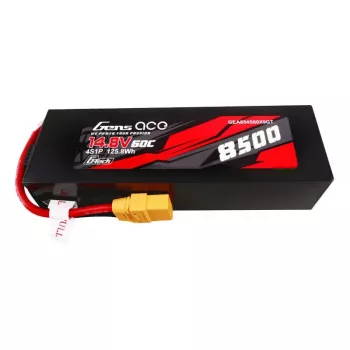 Gens ace G-Tech 8500mAh 14.8V 60C 4S1P LiPo akumuliatorius PC korpuse su XT90 kištuku