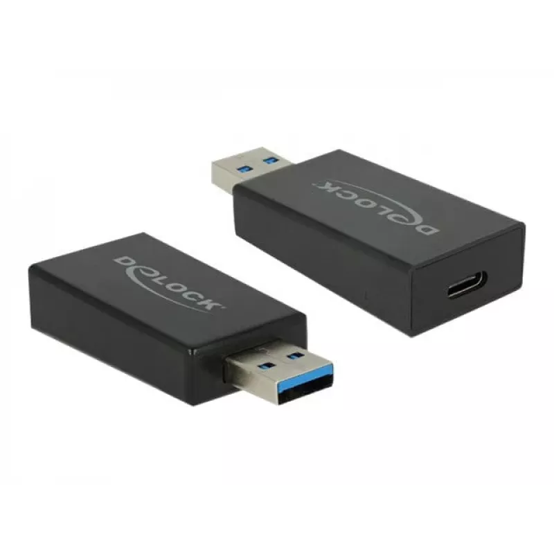 Adapteris USB Type-C (vyriškas) į USB Type-A (moteriškas) DeLOCK 65689