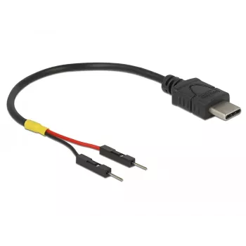 USB laidas DeLOCK 85418 0.1 m USB C juodas