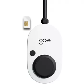 Kroviklis GO-E Gemini 2.0, 22 kW (32A 3 fazės), Wallbox Baltas/juodas, be kabelio, 4G/LTE