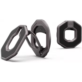 UAG Monarch Dual Magnetic Ring Stand – dvipusis magnetinis laikiklis apsauginiam dėklui (gunmetal)