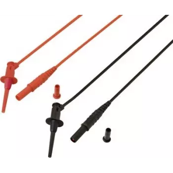 Voltcraft MSL-528 matavimo zondai 4 mm saugos kištukas 1,2 m raudona juoda 1 pora (VC-17182160)