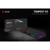 Mechaninė klaviatūra RGB Tempest X2 Outemu Blue Savio Savgk-tempest X2 Bl