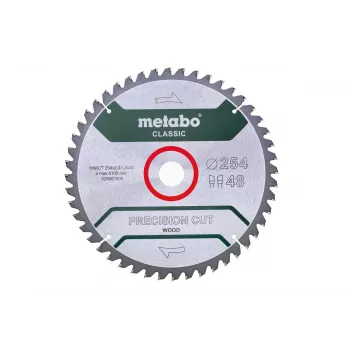 Metabo 628061000 pjūklo diskas medžiui 254 mm 48 dantys
