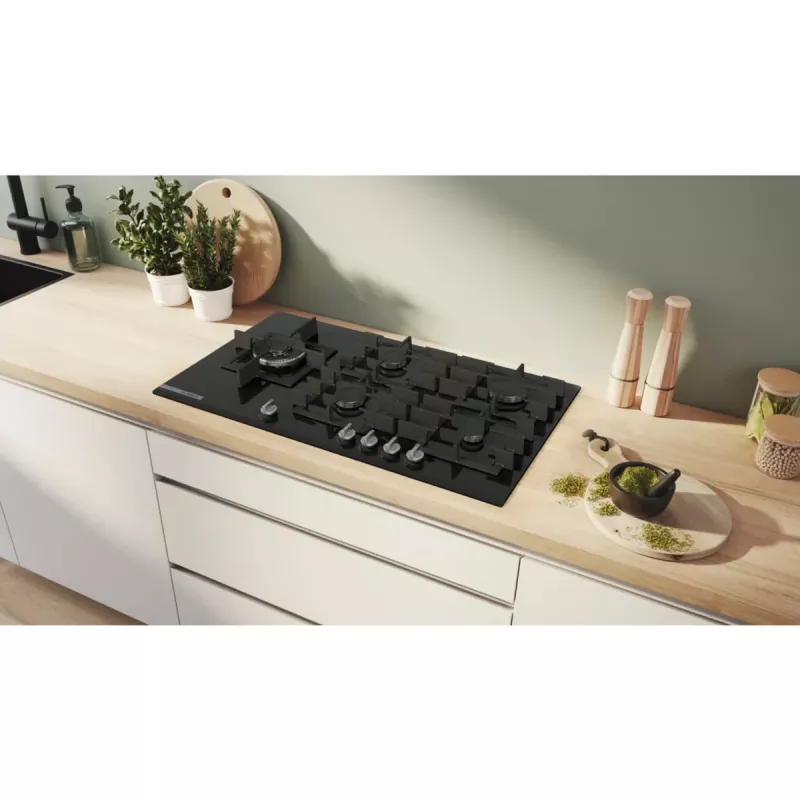 Bosch Serie 8 PRS9A6H40 įmontuojama dujinė kaitlentė 90 cm 5 zonos