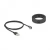 Vidaus belaidis įkroviklis DeLOCK 66284, juodas, USB, 15 W