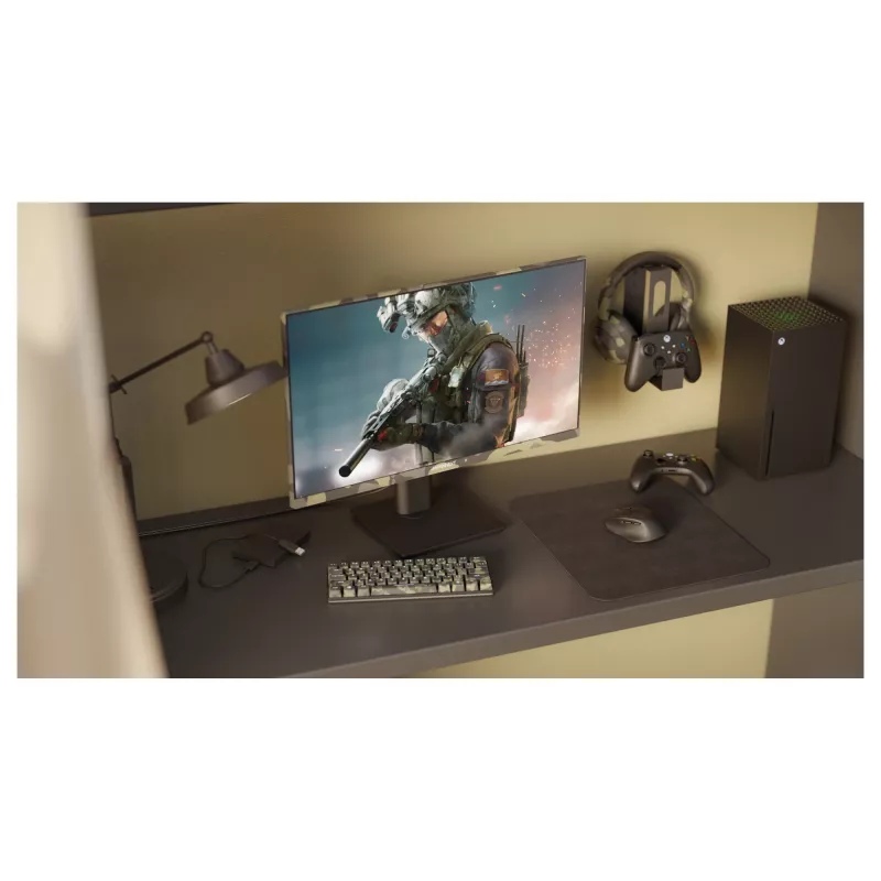 JAPANNEXT JN-IPS238FHD200F-HSP-CAMO monitorius 61 cm (24 col.) 1920 x 1080 pikselių Full HD LCD juodas