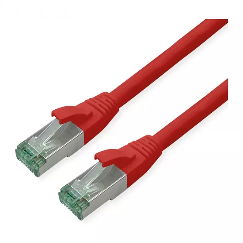 ROLINE RM Patch Cable Cat.6A S/FTP (PiMF), Raudona, 2 m