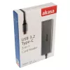 Akasa AK-CR-09BK 3 viename USB 3.2 Gen1 Type-C atminties kortelių skaitytuvas