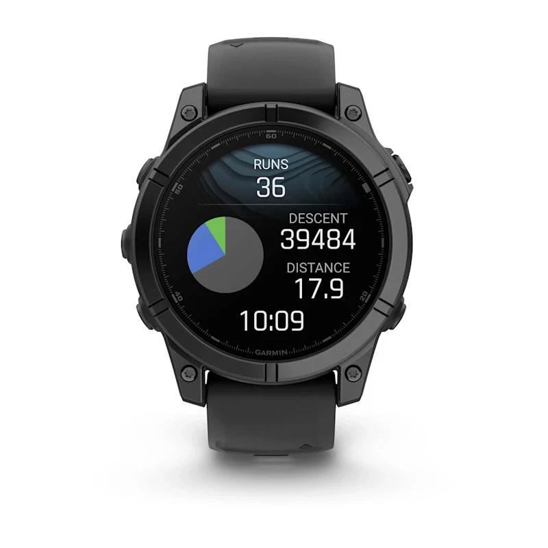 Garmin Fenix E 3.3 cm (1.3 inch) AMOLED 47 mm skaitmeninis 416 x 416 pikselių jutiklinis ekranas juodas Wi-Fi GPS (palydovas)