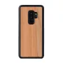Apsauginis dėklas Samsung Galaxy S9 Plus, medinis, man and wood, kapučino juoda