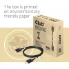 Club 3D CAC-1091 DisplayPort 2.1 kabelis, VESA DP80 sertifikuotas, dvikryptis, 4K120Hz / 8K60Hz / 10K30Hz, kištukas–kištukas, 1,2 m