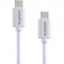 ADATA CACC-100PN-WH USB 2.0 laidas USB C – USB C 1 m Baltas