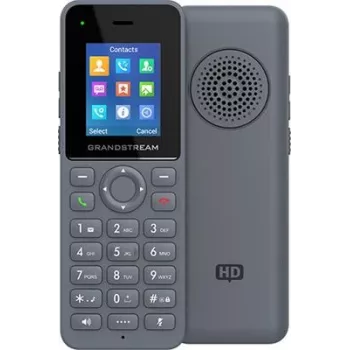 IP telefonas Grandstream DP725 belaidis ragelis, pilka spalva, 1,8 colio TFT ekranas, 20 linijų, Li-Ion 1500 mAh