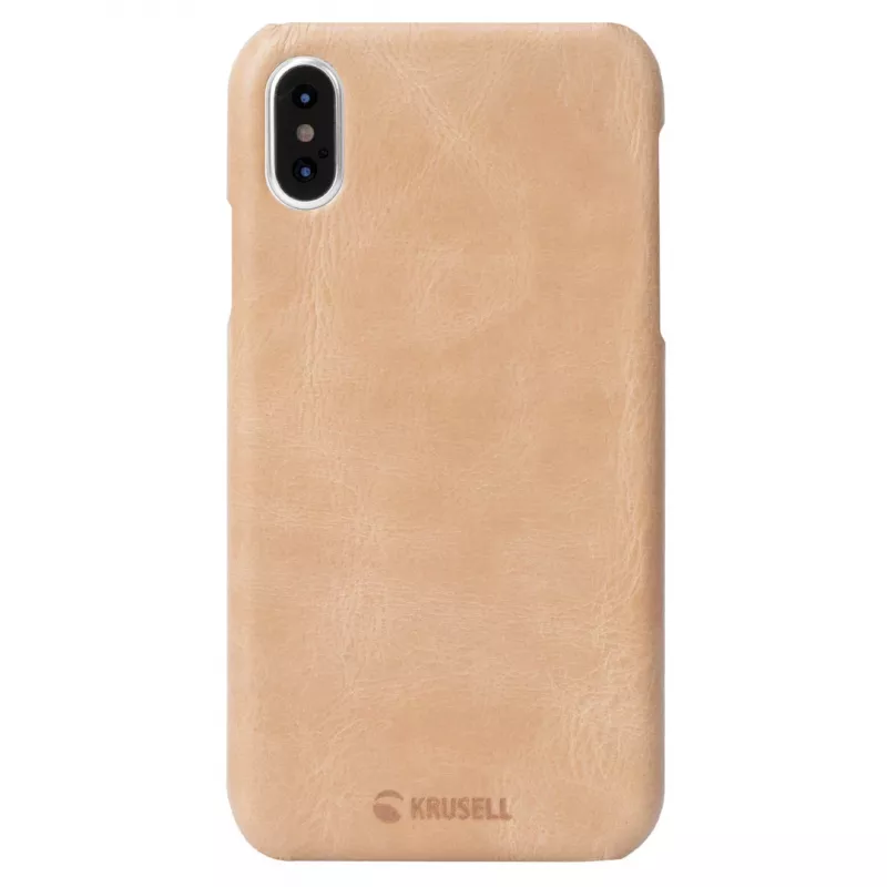 Krusell Sunne dėklas Apple iPhone XS – vintage nude