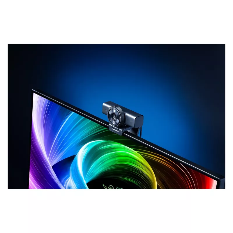 Razer Kiyo V2 X internetinė kamera, 1440p @ 60 FPS, automatinis fokusavimas, plačiakampė, juoda