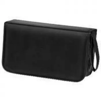 Hama CD Wallet Nylon 120, juoda 120 diskų