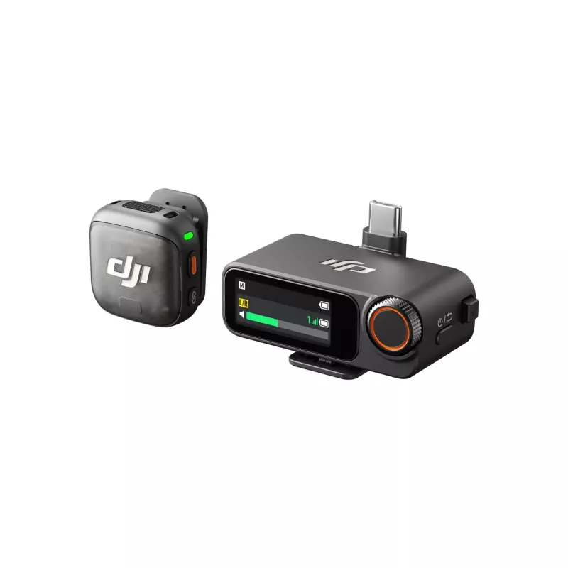 Belaidė mikrofonų sistema DJI Camera Acc Mic 3 (1 siųstuvas + 1 imtuvas)