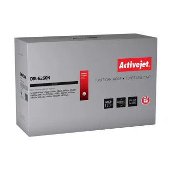 Būgnas ActiveJet DRL-E260N, pakeičiantis Lexmark E260X22G, suderinamas juodas, 30000 puslapių
