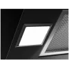 Sieninis gartraukis Electrolux LFV626K juodas, 598×396 mm, recirkuliacinis 615 m³/h, 62 dB, anglies filtras