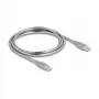 USB-C laidas DeLOCK 81259 1 m USB-C / USB-C USB 2.0 sidabrinis