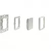 Shelly BLU Wall Switch 4 belaidis Bluetooth jungiklis 4 mygtukai plastmasinis dramblio kaulo spalvos