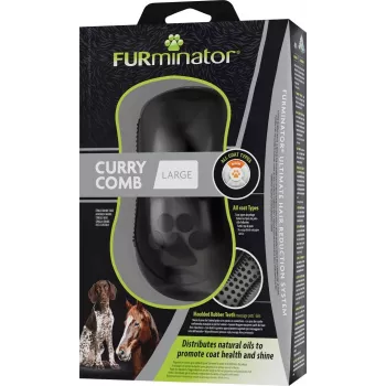 FURminator guminis šepetys šunims ir arkliams - L