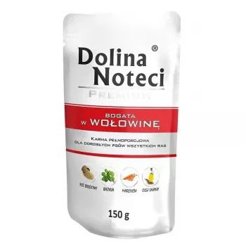 Šlapias ėdalas šunims Dolina Noteci Beef Adult 150 g