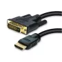 DVI-D 24+1 > HDMI (ST-ST) 2m adapterinis kabelis juodas