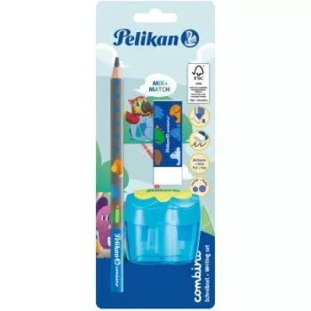 Pelikan mokymosi pieštukų rinkinys Combino BS, Rad., Ansp., Mėlynas (821605)