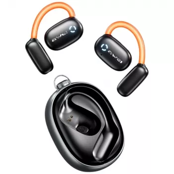 Belaidės ausinės Bluetooth 5.4 TZ13 ANC Spinner juodos