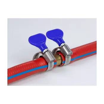 Butterfly spaustuvas DeLOCK 400 SS 25–40 mm 5 vnt mėlyni