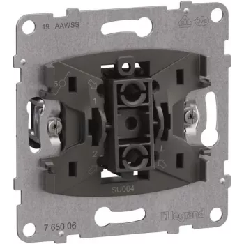Legrand SEANO Įdėklas 765006 Kryžminis jungiklis 10AX Push-In gnybtai (765006)