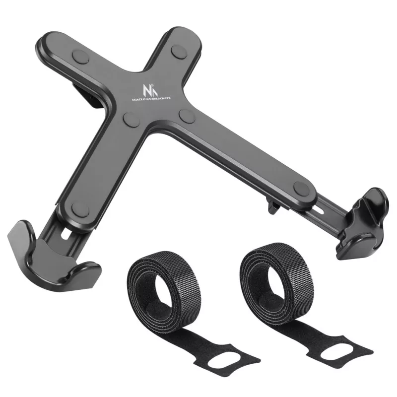 Nešiojamojo kompiuterio stovas MACLEAN MC-836 – reguliuojamas aukštis, ergonomiškas dizainas, juodas, horizontaliam nešiojamam kompiuteriui (58,5×236×320 mm)