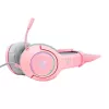 Ausinės Onikuma K9 Pink RGB žaidimams