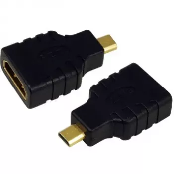 Adapteris lyties keitiklis HDMI D į HDMI A LogiLink AH0010 juodas