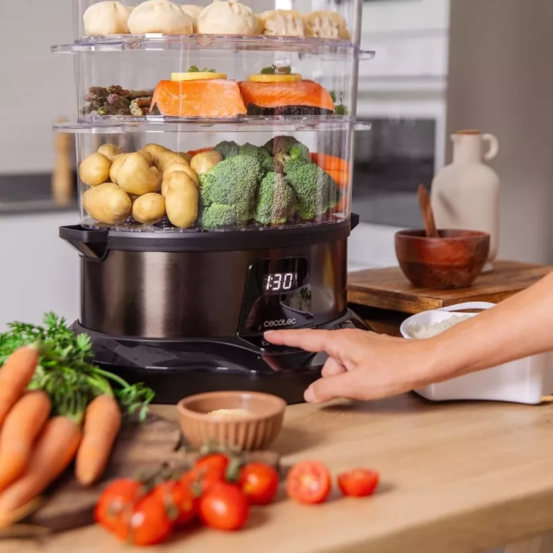 Garinis maisto garintuvas Cecotec Vapovita 3000 Pro | 1000 W | 3 krepšeliai