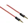 Hama 0,5 m garso kabelis 3,5 mm / 3,5 mm, raudonas