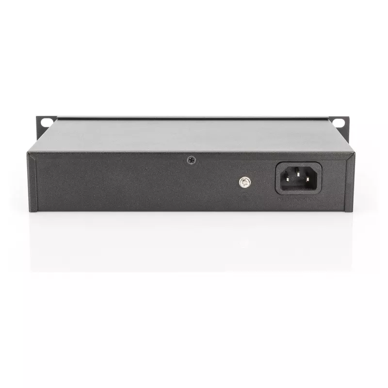 Switch DIGITUS 10 colių Gigabit Ethernet 8 prievadų nevaldomas - 8x Gigabit RJ45, montuojamas į stelažą