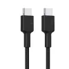 Aukey CB-CD45 USB-C į USB-C kabelis, Quick Charge, 0,9 m, juodas