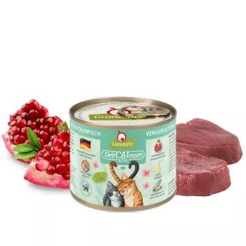GRANATAPET DeliCATessen šlapias kačių maistas su elniena ir tunu – 200 g