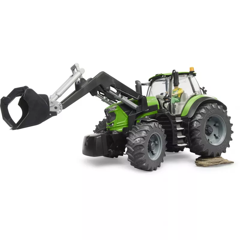 BRUDER Deutz-Fahr 8280 TTV traktorius su priekiniu krautuvu TUR 03161