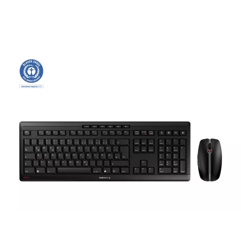 Belaidis klaviatūros ir pelės rinkinys CHERRY Stream Desktop JD-8500DE-2