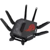 ASUS ROG Rapture GT-BE98 belaidis maršrutizatorius 10 Gigabit Ethernet keturių juostų (2,4 GHz / 5 GHz-1 / 5 GHz-2 / 6 GHz) juodas