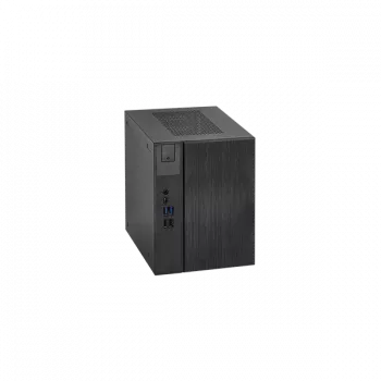 ASRock DeskMeet X300 Series - Barebone - kompaktiškas PC - Socket AM4 - AMD X300 - be procesoriaus - RAM 0GB - GigE (90BXG4501-A10GA0W)